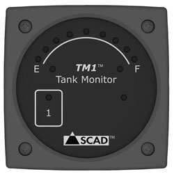 SCAD TM1 Tank Monitor with External Sensor Strip - Open Box