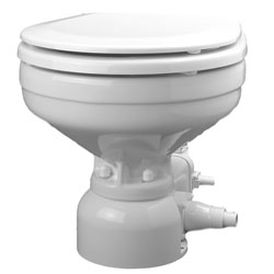 Raritan SeaEra Electric Toilet w/ Momentary Flush Switch - Compact, 12V