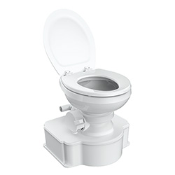 Dometic M65 Series Marine Gravity Toilet w/ Built-in Holding Tank