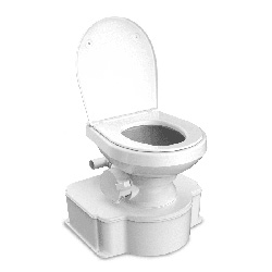 Dometic M65 Series Marine Gravity Toilet w/ Built-in Holding Tank