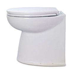Jabsco Deluxe Flush Electric Toilet - Fresh Water - 12 Volt DC