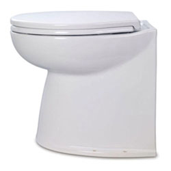 Jabsco Deluxe Flush Electric Toilet - Raw Water - 12 Volt DC