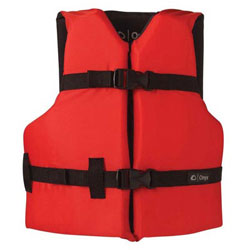 Onyx General Purpose Youth Life Jacket / PFD - Red / Black