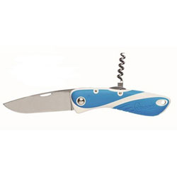 Wichard AQUATERRA Knife with Corkscrew - Blue