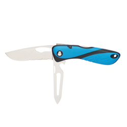 Wichard Offshore Knife Includes Shackle Key - Blue