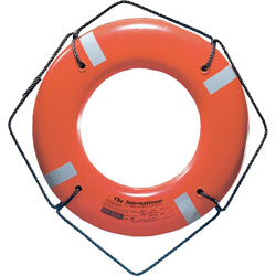 Flotation Foam Device Orange Boat Cushion USCG Approved Throwable Type IV New 