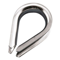 - A2 316 Marine Grade Stainless Steel Bulk Hardware BH04994 Wire Rope Thimbles Pack of 2 5/32 inch M4 - A2 316 Marine Grade Stainless Steel Bulk Hardware BH04994 Wire Rope Thimbles Pack of 2 5/32 inch M4