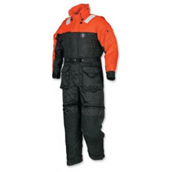 Mustang Deluxe Anti-Exposure Coverall And Worksuit - Orange / Black X-Small