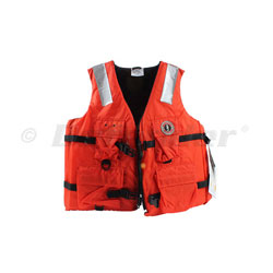 Mustang Four Pocket Commercial / Work Life Jacket / PFD - Large