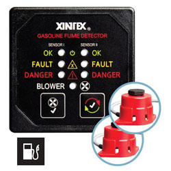 FireBoy - Xintex Gasoline Fume Detector with Blower Control - 2 Channel