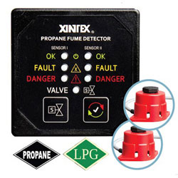 FireBoy - Xintex Propane Fume Detector with (2) Sensors and Solenoid