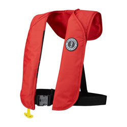 Mustang MIT 70 Inflatable PFD / Life Jacket - Manual, Red