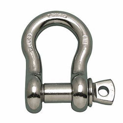 Long D Shackle Sailing Marine Grade Shackle Sail Attach 316 Stainless Steel 