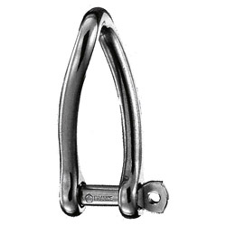 Wichard Twisted Shackle - 5 mm 3/16 Inch - Captive Pin