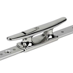 Schaefer Mid-Rail Stainless Steel Chock / Cleat - 7-1/2" Long