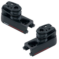 Harken Small Boat CB Double-Sheave Traveler End Controls (Sold as a Pair)