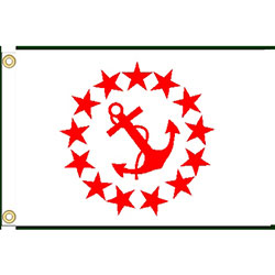 Annin Yacht Club Officer's Flag - Rear Commodore