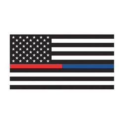 Annin United States Flag, 36" x 60" - Thin Red and Blue Line