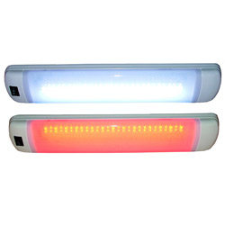 Aqua Signal Maputo LED Multipurpose Light with Switch - Interior - White/Red