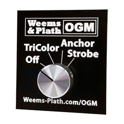 Weems & Plath OGM Series Selector Switch for LED TriAnchor Light with Strobe