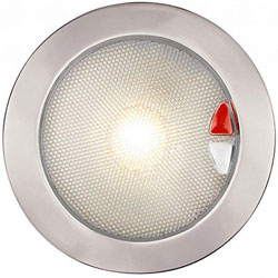 Hella marine EuroLED Touch 150 Downlight w/ Switch / Dimming - Exterior, SS