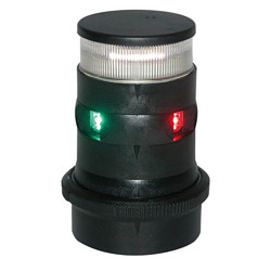 Aqua Signal Series 34 LED Tri-Color Navigation / Anchor Light - Black