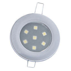 Mast Products 7-Chip LED Ceiling Light - Interior - Chrome, White LEDs