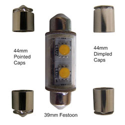 Dr. LED 36 - 44 mm White Festoon Star Navigation LED Replacement Bulb