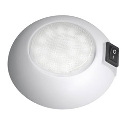 Advanced LED Plastic Dome Light - Warm White White