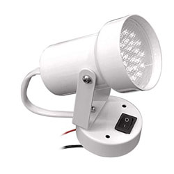 Advanced LED Swivel Bell Cabin Light - Interior - White (Powder Coat)