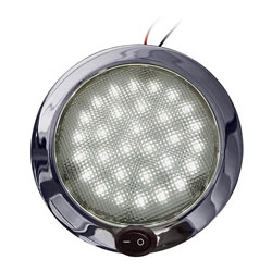 Advanced LED 5-1/2" Stainless Steel Interior Dome Light