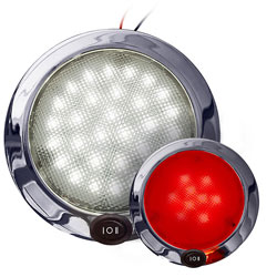 Advanced LED 5-1/2" Stainless Steel Interior Dome Light