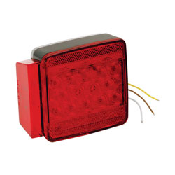 Wesbar Left / Roadside LED Submersible Combination Trailer Taillight