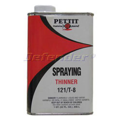 Pettit Spraying Thinner 121 - Quart