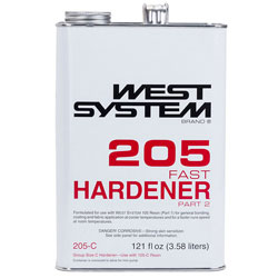 West System 205 Fast Hardener - 121 Ounces