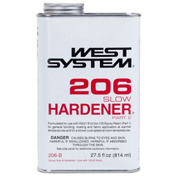 West System 206 Slow Hardener - 27.5 Ounces