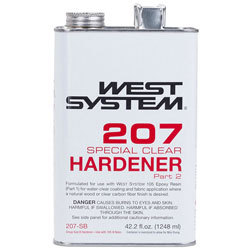 West System 207 Special Clear Hardener - 42.2 Ounces