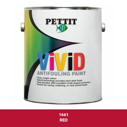Pettit Vivid Antifouling Paint - Red, Gallon