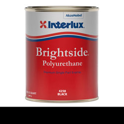 Interlux Brightside Polyurethane Topside Paint - Quart, Black
