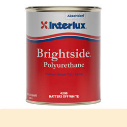 Interlux Brightside Polyurethane Topside Paint - Quart, Hatteras Off-White