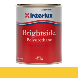 Interlux Brightside Polyurethane Topside Paint - Quart, Yellow