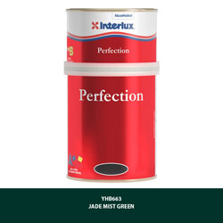 Interlux Perfection Topside Paint, 2-Part, Quart - Jade Mist Green