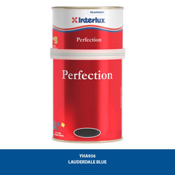 Interlux Perfection Topside Paint, 2-Part, Quart - Lauderdale Blue
