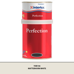 Interlux Perfection Topside Paint, 2-Part, Quart - Matterhorn White