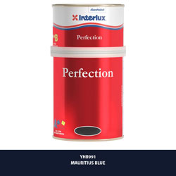Interlux Perfection Topside Paint, 2-Part, Quart - Mauritius Blue