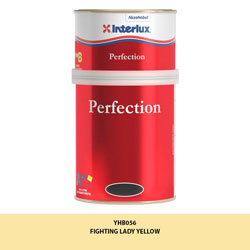 Interlux Perfection Topside Paint, 2-Part, Quart - Fighting Lady Yellow