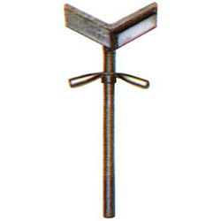 Brownell Replacement Swivel V-Top For Shoring Stand - 16" High - Blue