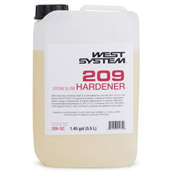 West System 209 Extra Slow Hardener - 185.6 Ounces