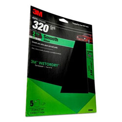 3M Marine Imperial Wet or Dry Sandpaper Sheets - 320 Grit