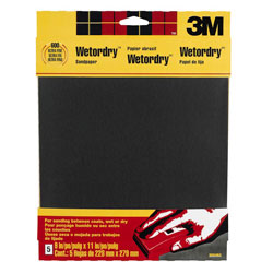 3M Marine Wet or Dry Silicon Carbide Sandpaper - 600 Grit